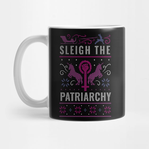 Sleigh The Patriarchy Ugly Christmas by mikevdv2001